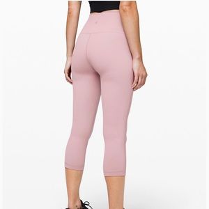 High rise blush pink leggings, size 2